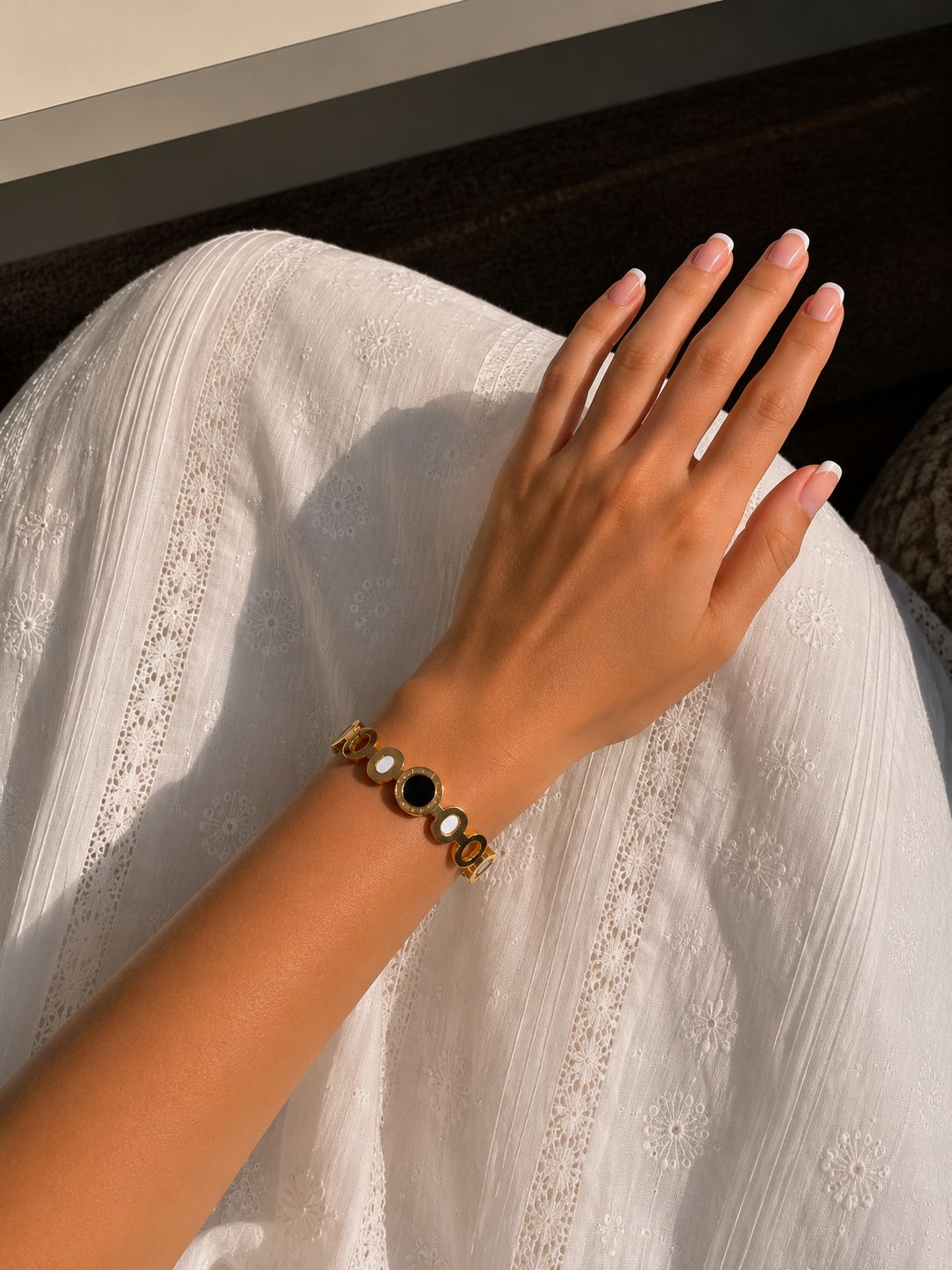 Black Onyx Chunky Bracelet