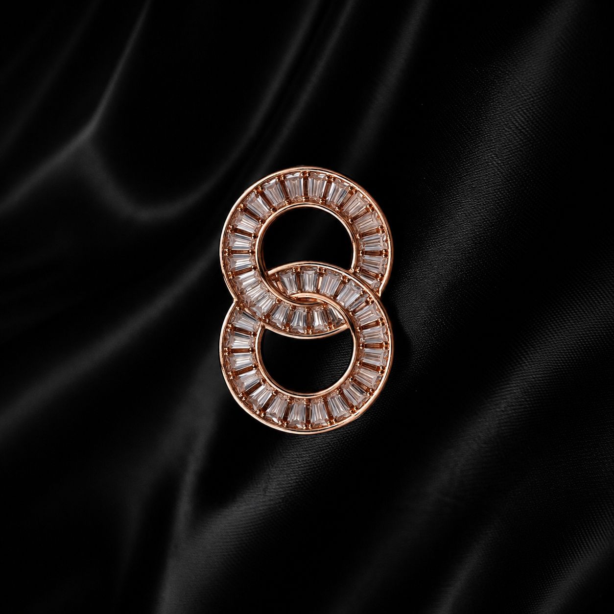 Interlocking Circle Ring (Rose Gold)