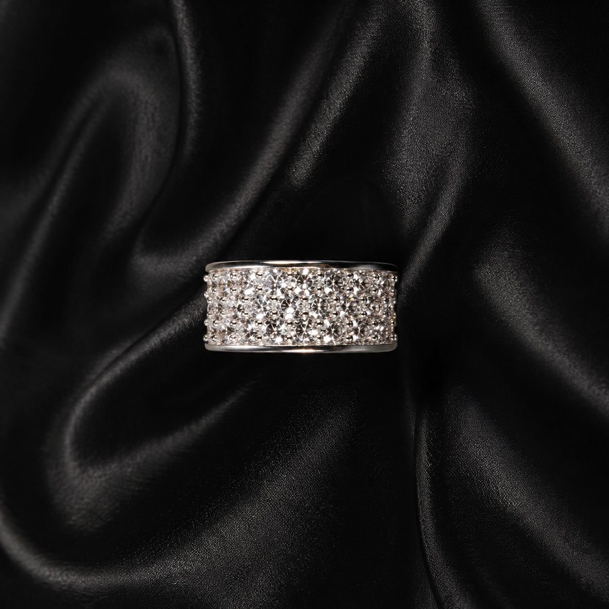 Pavé Band Ring (Silver)