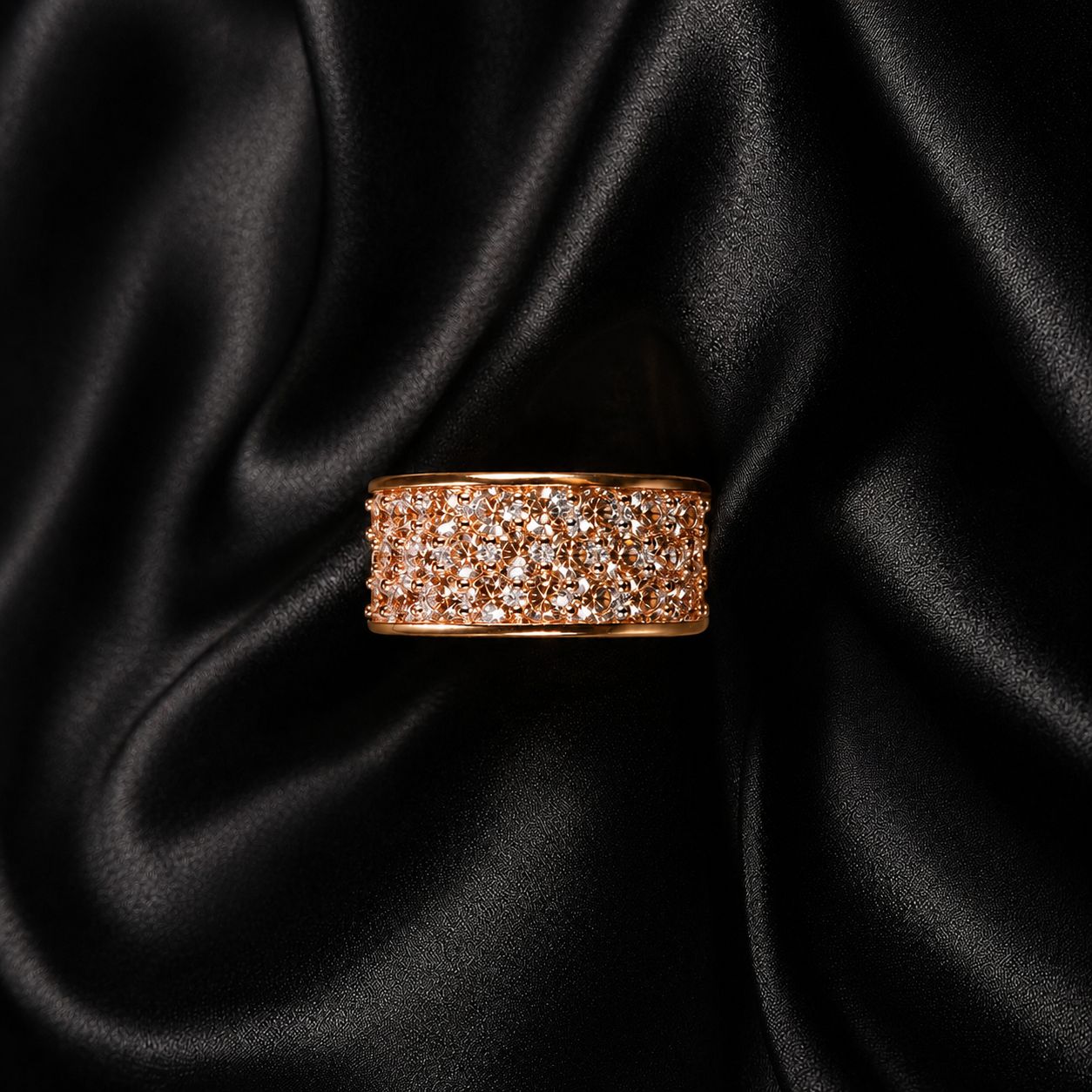 Pavé Band Ring (Rose Gold)