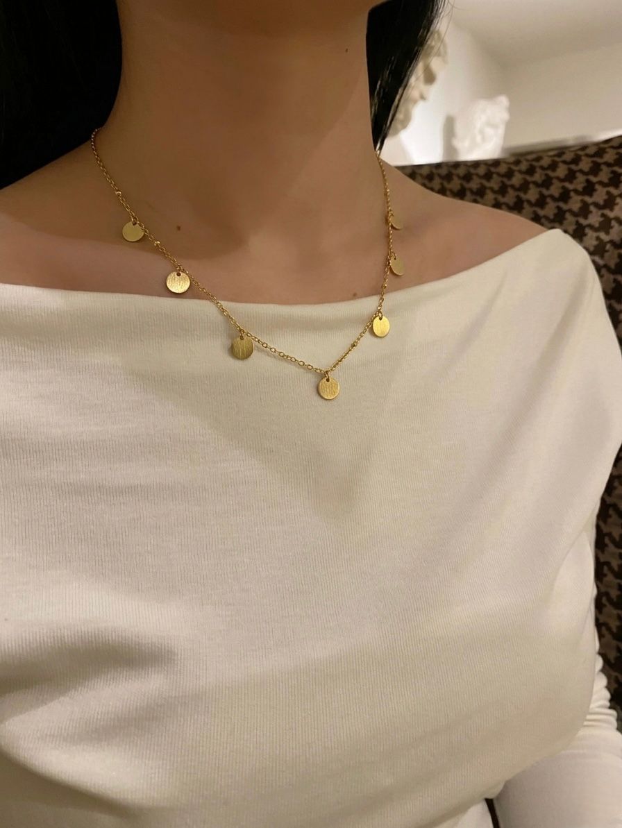 Golden Coin Necklace