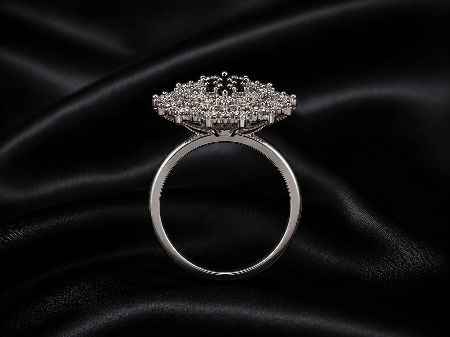 Vintage Lace Ring (Silver)
