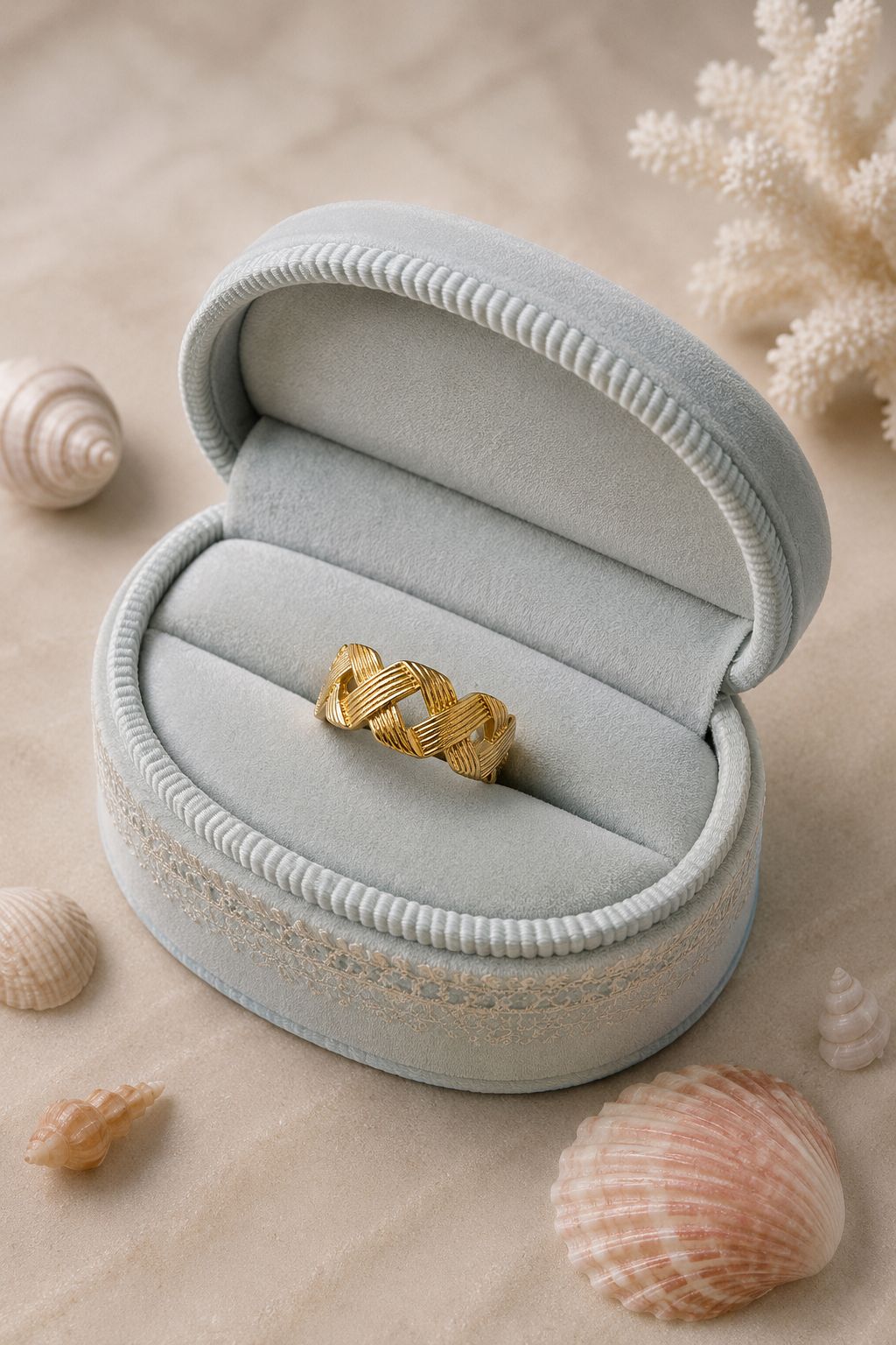 Woven Knot Ring