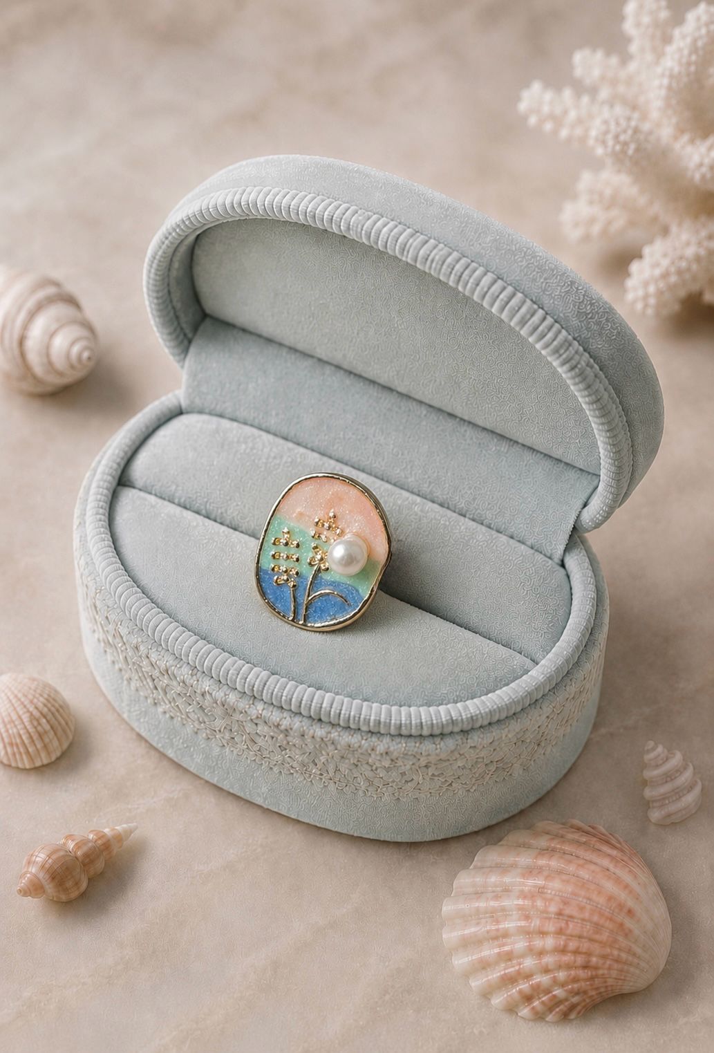 Pearl Landscape Ring