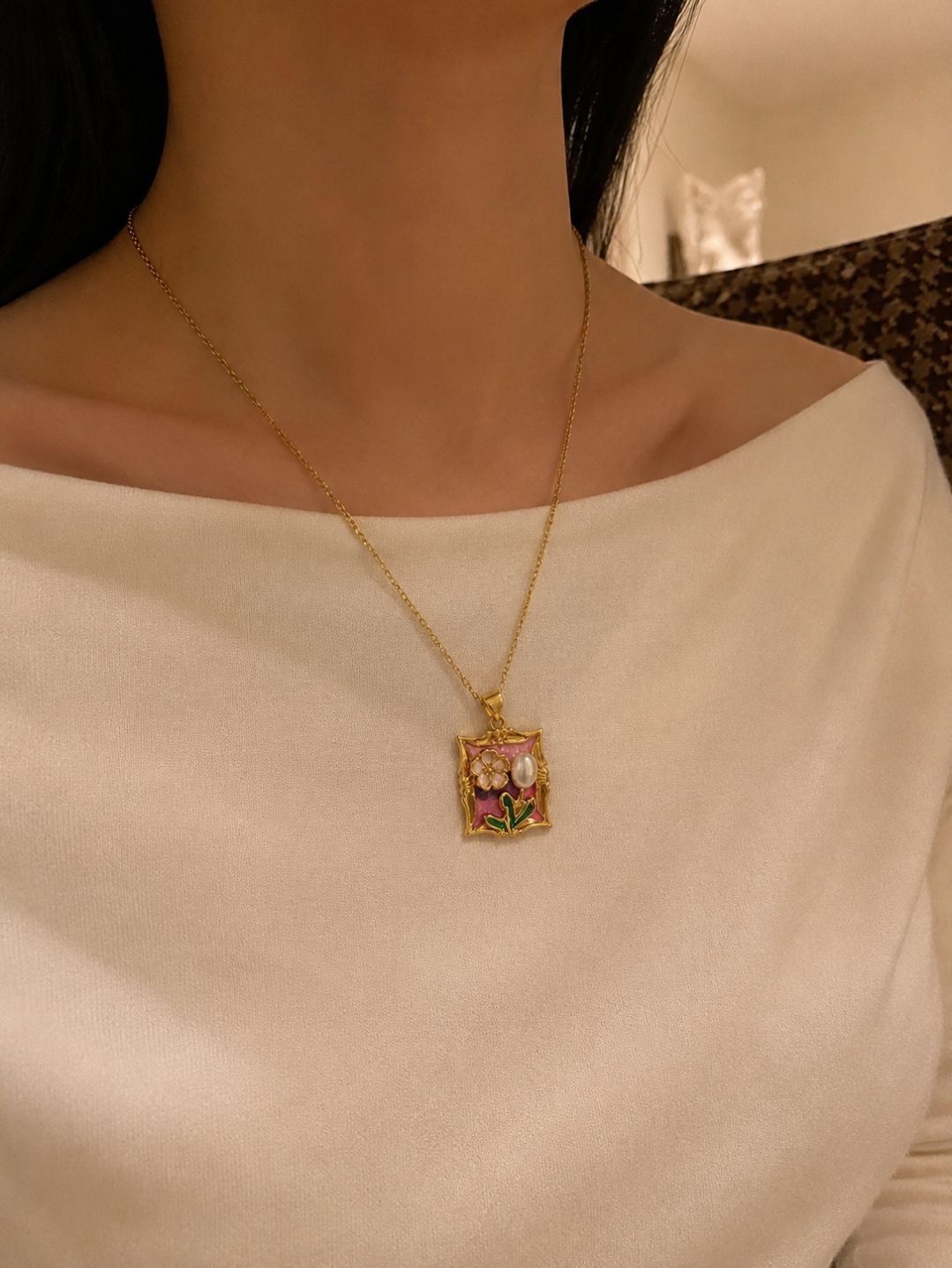 Blush Bloom Pendant