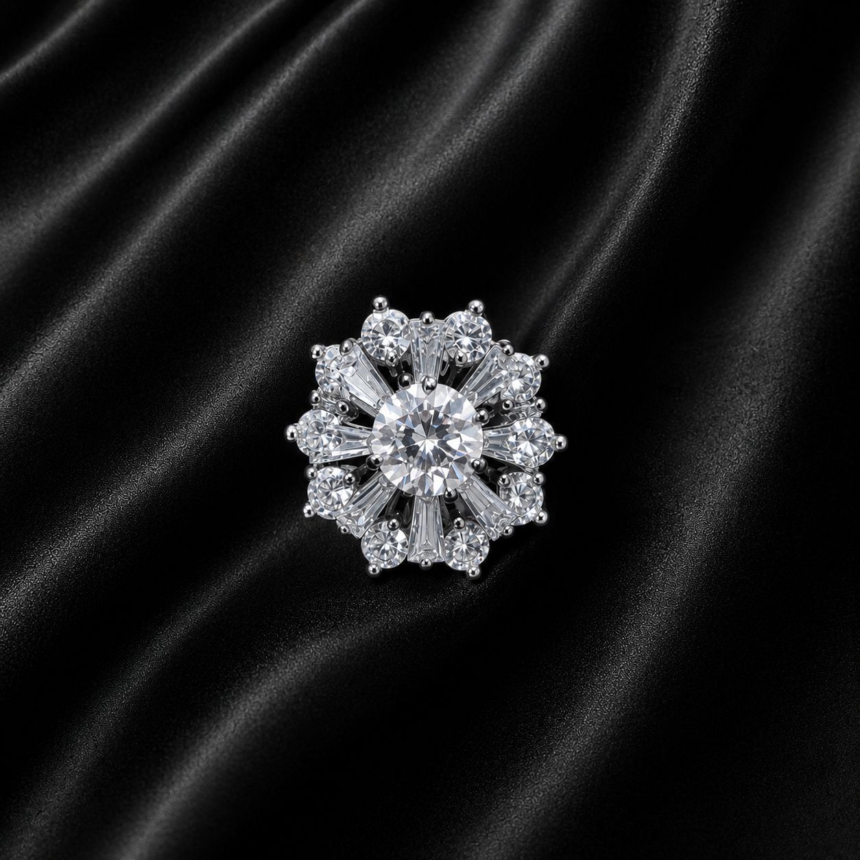 Sunburst Gemstone Ring